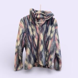 Eddie Bauer Multicolor Fleece Jacket